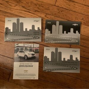 2019 Chevrolet Equinox Factory Owners Manual Set OEM US Portfolio